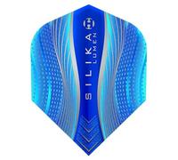 Harrows Silika Lumen Darts Flights No6 Standard - 5 sets per pack (15 flights in total) (Blue)