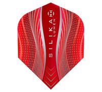Harrows Silika Lumen Darts Flights No6 Standard - 5 sets per pack (15 flights in total) (Red)