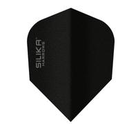 Harrows Silika Solid Black NO6 Tough Crystalline Coated - Dart Flights