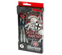 Harrows Silver Arrows Chrome Finish Dart ,Silver,24g