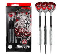 Harrows Silver Arrows Chrome Finish Dart ,Silver,26g