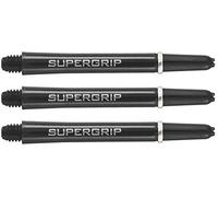 Harrows Supergrip Dart Shafts - Black & Silver - Short - 5 Set (15 Stems)