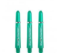 Harrows Supergrip Dart Shafts, Polycarbonate Stems, Machined Rings, Short 35mm, Jade (3 Sets)