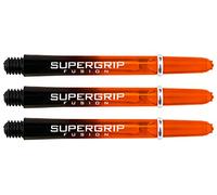 Harrows Supergrip Fusion Dart Shafts - Black & Orange - Medium- 5 Sets (15 Stems)