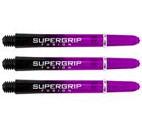Harrows Supergrip Fusion Dart Shafts - Black & Purple - Medium- 5 Sets (15 Stems)