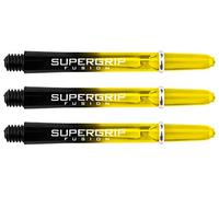 Harrows Supergrip Fusion Dart Shafts - Black & Yellow - Midi - 5 Sets (15 Stems)