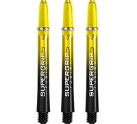 Harrows Supergrip Fusion Stems - with Machined Rings - Medium - 5 Sets (15) (Black & Yellow)