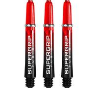 Harrows Supergrip Fusion Stems - with Machined Rings - Short - 5 Sets (15) (Black & Red)