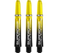 Harrows Supergrip Fusion Stems - with Machined Rings - Short - 5 Sets (15) (Black & Yellow)