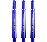 Harrows Supergrip Medium Dart Shafts, Polycarbonate Stems, Machined Rings, Blue (3 Sets)