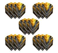 Harrows Supergrip Ultra Dart Flights | 5 x sets Darts Flights (15 Flights Total) I 100 Micron Dart Flights I Premium Extra Strong Made in UK I Professional Darts Accessories I Gold Dart Flights