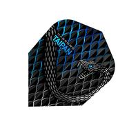 Harrows Taipan | 100 Micron Dart Flights, 1 Set of 3 Flights, Standard No. 6, Aqua Blue