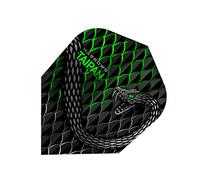 Harrows Taipan | 100 Micron Dart Flights, 1 Set of 3 Flights, Standard No. 6, Green