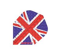 Harrows Union Jack Darts Dart Flights Set of 3 Red One Size Right Hand Throw Punching Flights