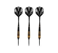 Harrows Vivid Brass Darts (Pack Of 3) in Black | Size: 23g HARROWS Black 23g