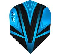 Harrows Vivid Dart Flights - 100 Micron - Standard Shape - Aqua - 1 Set (3 Flights)