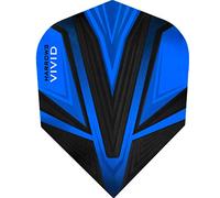 Harrows Vivid Dart Flights - 100 Micron - Standard Shape - Blue - 3 Sets (9 Flights)