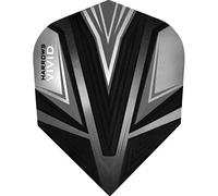 Harrows Vivid Dart Flights - 100 Micron - Standard Shape - Grey - 5 Sets (5 Flights)