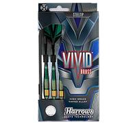 Harrows Vivid Darts - Steel Tip Brass - Green - 22g