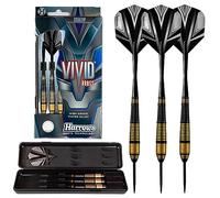 Harrows Vivid Darts Set 21g 22g 23g 24g 25g grams Brass Coloured
