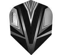 Harrows Vivid Standard Dart Flights - 100 Micron - 1 set (3) (Black)