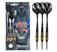 Harrows Vivid Darts Set 21g 22g 23g 24g 25g grams Brass Coloured