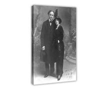 Harry And Beatrice Houdini Canvas Art Poster And Wall Art Picture Print Modern Family Bedroom Decor Frame 24x36inch(60x90cm)
