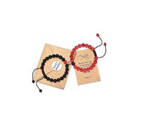 Harry and Henry 2Pcs Matching Bracelets for Couples Girlfriend Boyfriend Wife Husband Adjustable Couple Bracelet Valentine's Day Birthday Couples Gifts for Women Men, Zinc, other