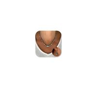 Harry and Henry Boho Necklaces for Women Western Jewelry Black Brown Suede Choker Necklace Boho Long Layered Necklaces Accessories Country Concert Outfit for Women, Alloy, no gemstone
