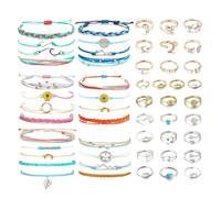 Harry and Henry Gold Rings for Women Stackable Rings for Teen Girl Gifts Trendy Stuff Simple Star Moon Knuckle Rings Set Boho Rings Cute Stuff for Teen Girls Birthday Gifts for Women