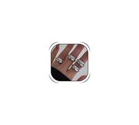 Harry and Henry Thick Gold Rings for Women Non-tarnish Adjustable Thick Bold Gold Statement Rings Minimalist Jewelry Stackable Rings for Women Non Precious Metal