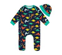 Harry Bear Baby Boy Sleepsuit and Hat Dinosaur Multicoloured 6-9 Months