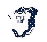Harry Bear Baby Boys Star Bodysuit 2 Pack Blue 6-9 Months