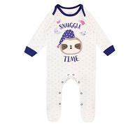 Harry Bear Baby Girl Sleepsuit Sloth White 9-12 Months