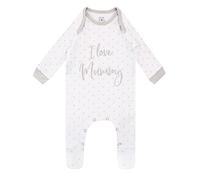 Harry Bear Baby Sleepsuit I Love Mummy White 0-3 Months