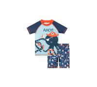 Harry Bear Boy's Ahoy Sea Life 2 Piece Swim Set in Blue | Size: 4-5 Years Harry Bear Blue 4-5 Years