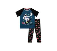 Harry Bear Boy's Astronaut Over The Moon Pyjamas in Blue | Size: 8-9 Years Harry Bear Blue 8-9 Years