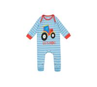 Harry Bear Boy's Baby Tractor Sleepsuit in Blue | Size: 9-12 m Harry Bear Blue 9-12 m