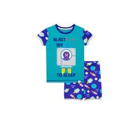 Harry Bear Boy's Blast Off-To Sleep Space Pyjamas in Blue | Size: 4-5 Years Harry Bear Blue 4-5 Years