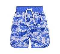 Harry Bear Boys Camo Sharks Swim Shorts Blue Age 10 to 11 Years