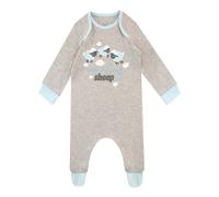 Harry Bear Boy's Counting Sheep Baby Sleepsuit in Grey | Size: 0-3 m Harry Bear Grey 0-3 m