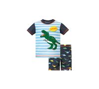 Harry Bear Boy's Dinosaur Stripes 2 Piece Swim Set in Blue | Size: 2-3 Years Harry Bear Blue 2-3 Years