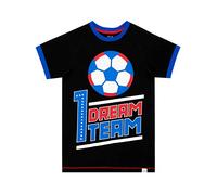 Harry Bear Boys Football T-Shirt Black Age 4 to 5 Years