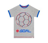 Harry Bear Boys Football T-Shirt Goal Grey Age 6 to 7 Years