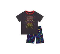Harry Bear Boy's Game Mode On Short Pyjamas in Blue | Size: 8-9 Years Harry Bear Blue 8-9 Years