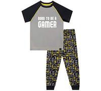Harry Bear Boys Gamer Pyjamas Grey Age 9 to 10 Years