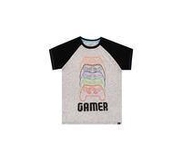Harry Bear Boy's Gamer T-Shirt in Grey | Size: 9-10 Years Harry Bear Grey 9-10 Years