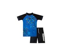 Harry Bear Boy's Gaming Controls 2 Piece Swim Set in Blue | Size: 9-10 Years Harry Bear Blue 9-10 Years
