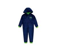 Harry Bear Boy's Long Sleeve Hooded Born To Be A Gamer Onesie in Blue | Size: 9-10 Years Harry Bear Blue 9-10 Years