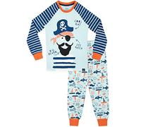Harry Bear Boys Pirate Pyjamas Snuggle Fit Blue Age 7 to 8 Years